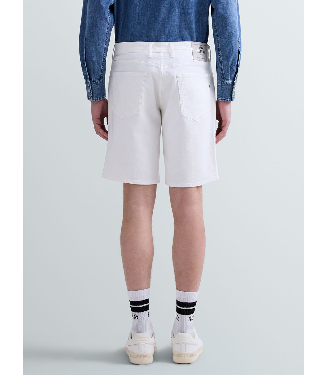 GROVERデニムショーツ 詳細画像 ホワイト 3